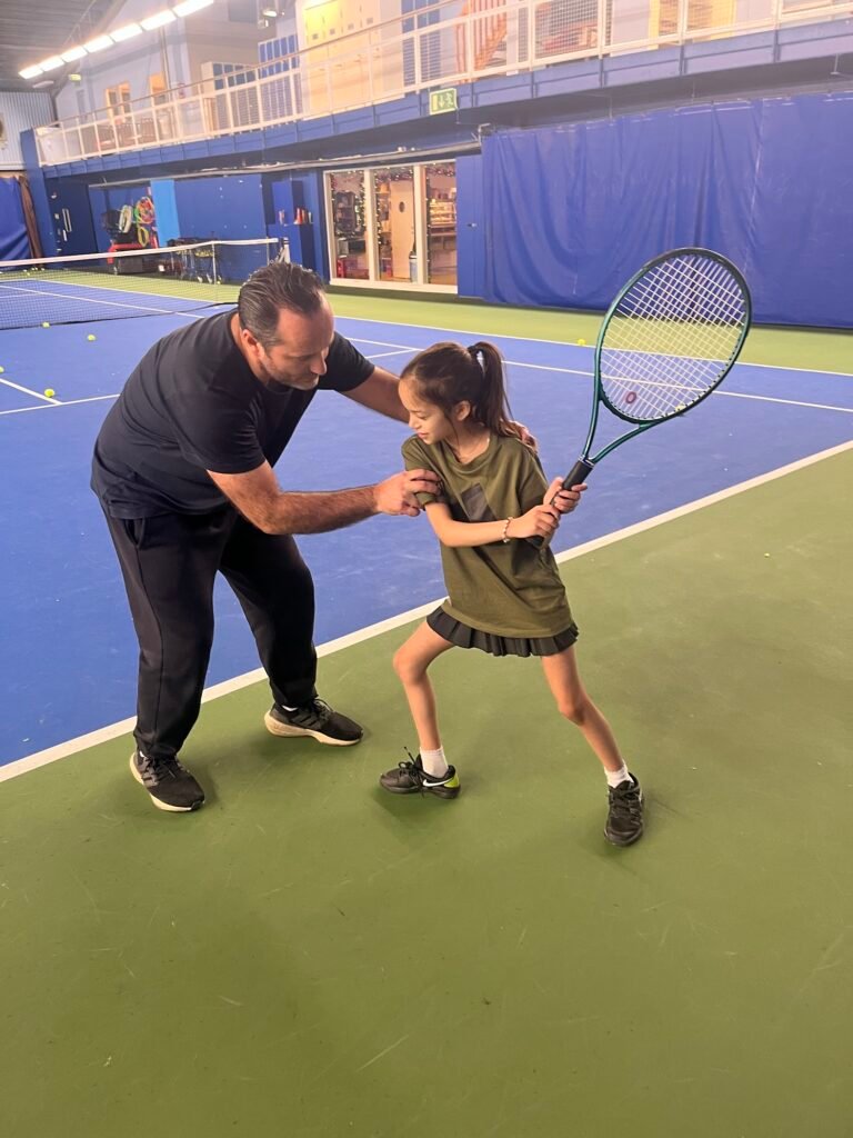 Luna and Edin practicing