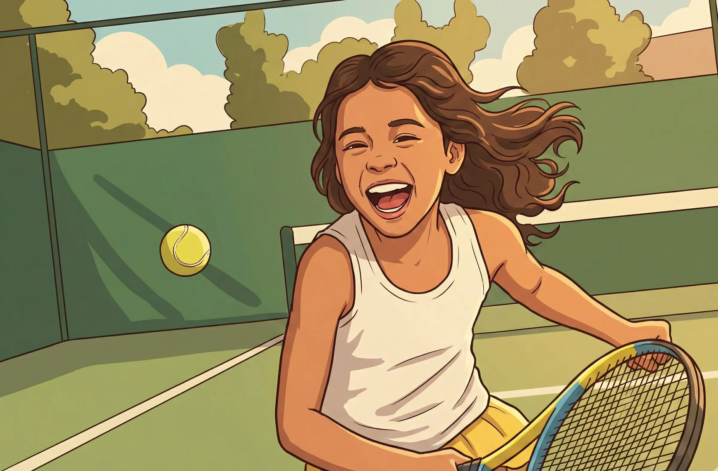 Neolia preparation of the forehand