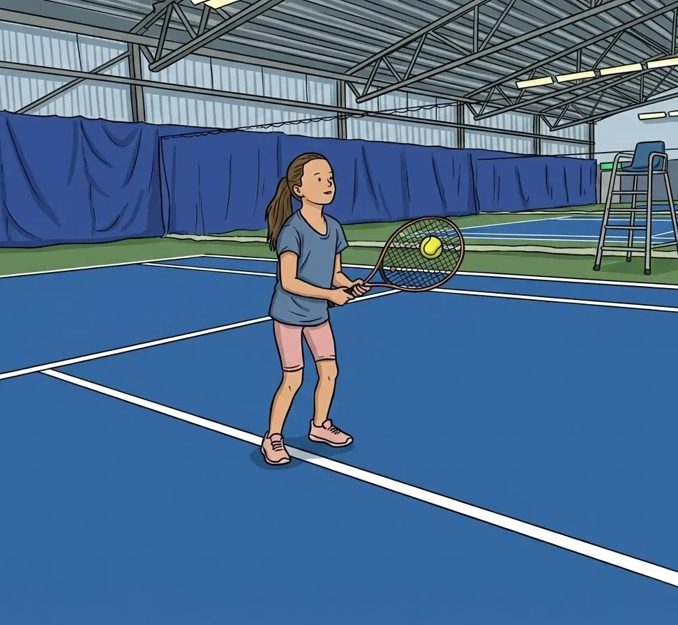 Neolia preparation of the forehand